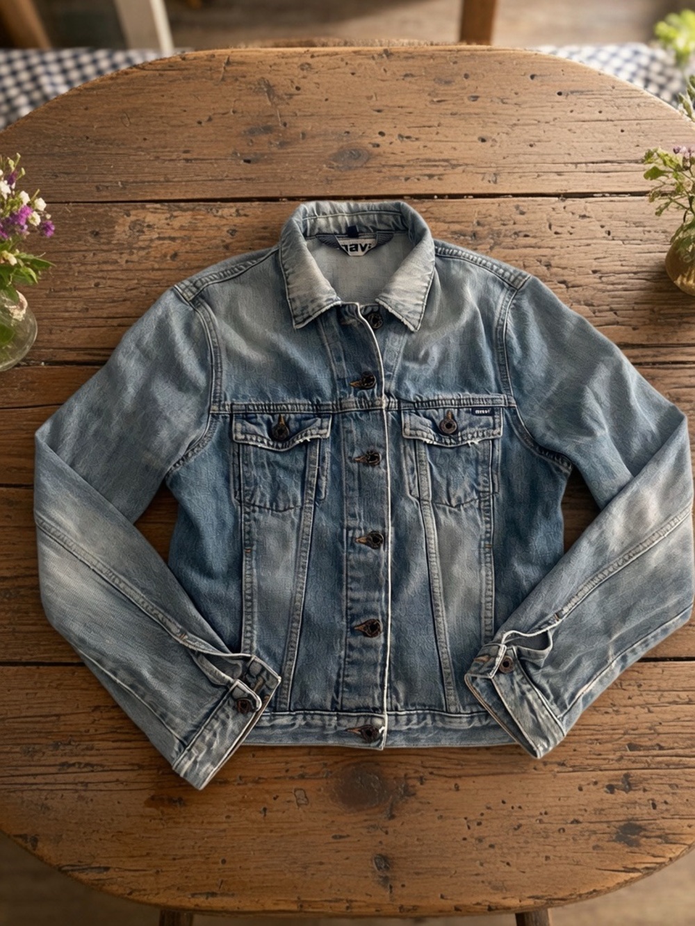 Mavi Women's Faded Blue Denim Jacket